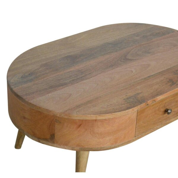 Artisan Furniture Solid Wood London Coffee Table, 2 Drawers, Beige