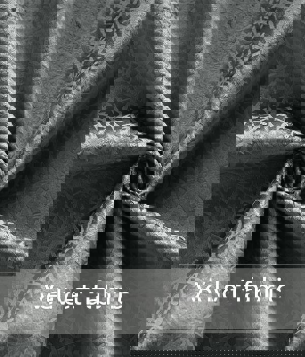 Luxury Living Temple Velvet Ring Top Blackout Curtains