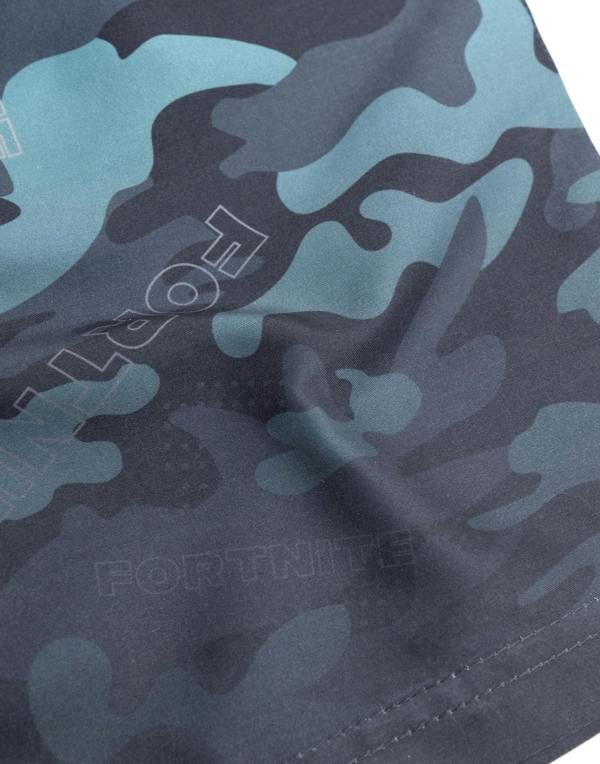Vanilla Underground Fortnite Boys Blue Camoflage Swim Shorts