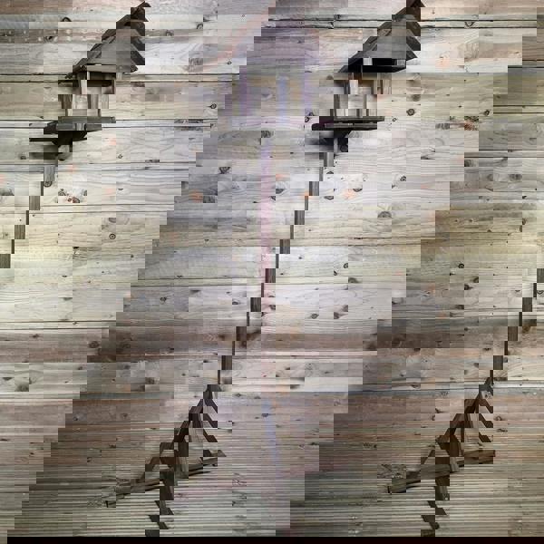 Samuel Alexander Dark Wooden Deluxe Garden Bird Feeder / Feeding Table