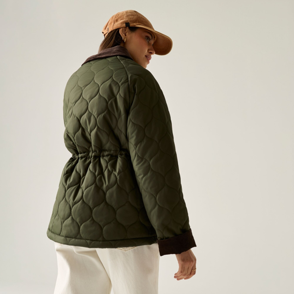 Regatta Womens Amira Quilted Padded Jacket - Dark Khaki