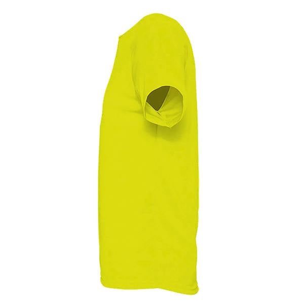 SOLS Mens Sporty Short Sleeve Performance T-Shirt - Neon Yellow