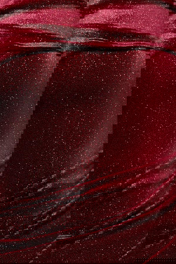 Glitter Velvet One Shoulder Maxi Dress - Wine DR5026