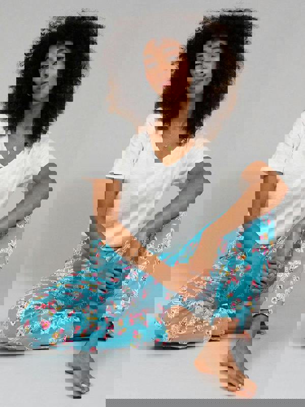 Kite Womens Organic Lyme Cuffed Loungers Flutterby