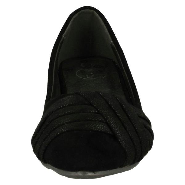 Spot On Ladies Spot On Casual Slip On Ballet Shoes