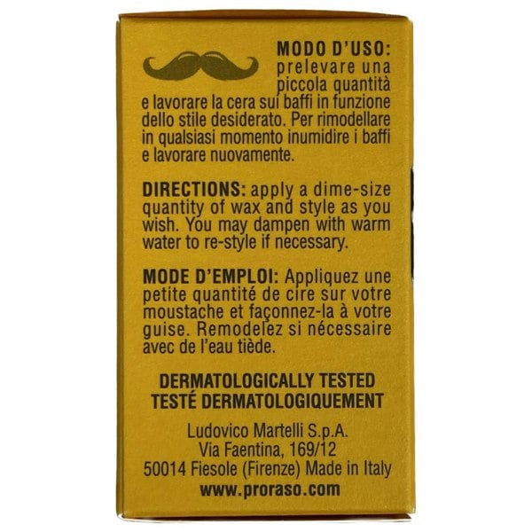 Proraso Wood & Spice Moustache Wax 15ml