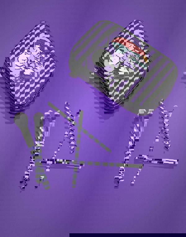 Disney The Nightmare Before Christmas Womens Multicoloured The Nightmare Before Christmas Jack And Sally Makeup Brush Set (One Size)