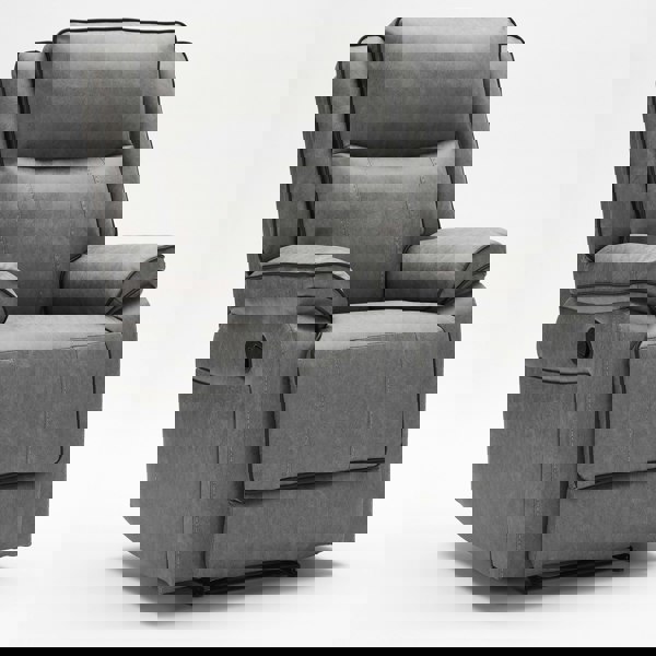 Furniture One Manual Recliners Sofa Set,105–135 Degrees Recliner Padded Sofa with Adjustable Backrest