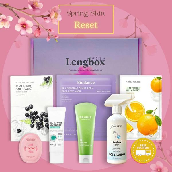 Lengbox Monthly K-Beauty Subscription Box Korean skincare Kit gift 