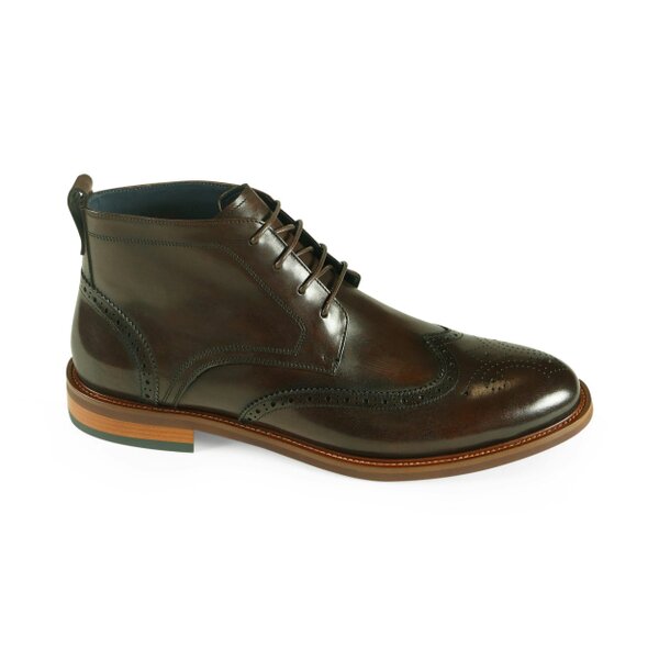 Azor Rimini Brogue Derby Boot - Brown
