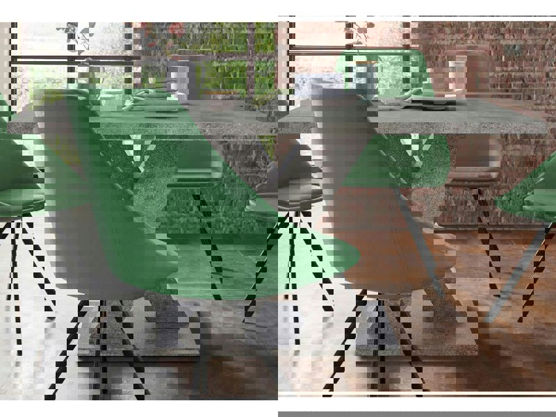 Dorel Home Ali Table Cement Look160x90x76cm