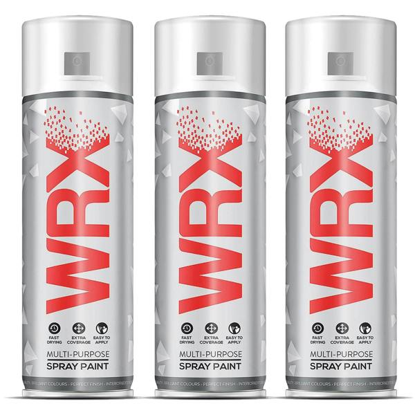 WRX 3X WRX Grey Primer Spray Paints 400ml