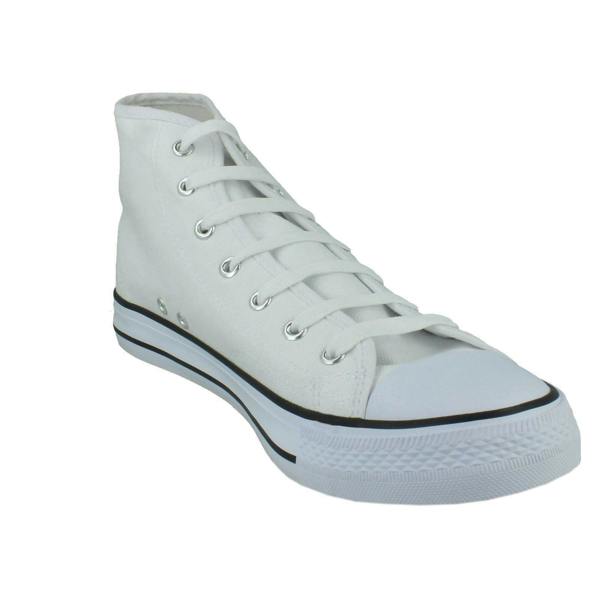 Spot On Mens Spot On Hi-Top Canvas Boots A2188