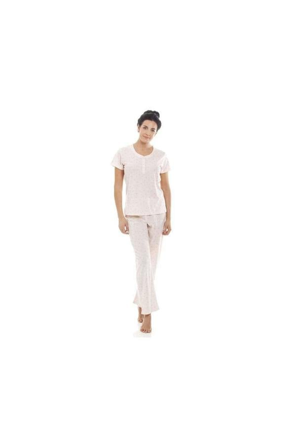 Womens Glitter Heart Pyjama Sets