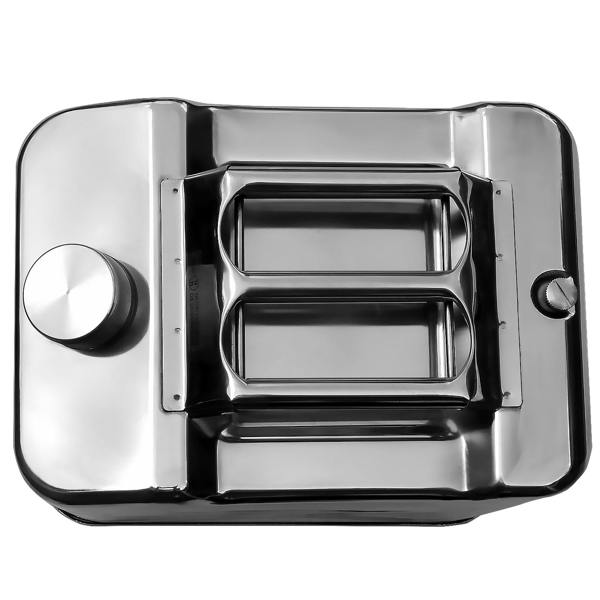WINCHMAX Jerry Can 20ltr Stainless Steel. Fuel, Petrol, Diesel, Water. Compact Pattern.