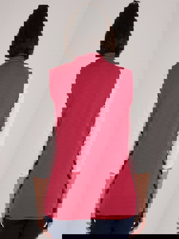 PennyPlain Quilt Gilet - Berry