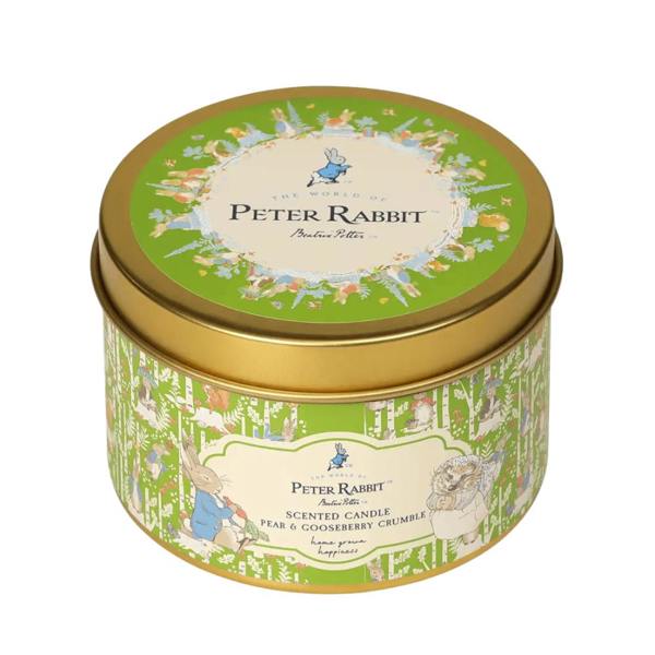 Peter Rabbit Candle Peter Rabbit Pear & Gooseberry Tin Candle