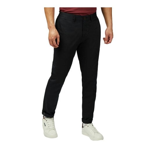Ben Sherman Mens Signature Stretch Slim Chinos - Black
