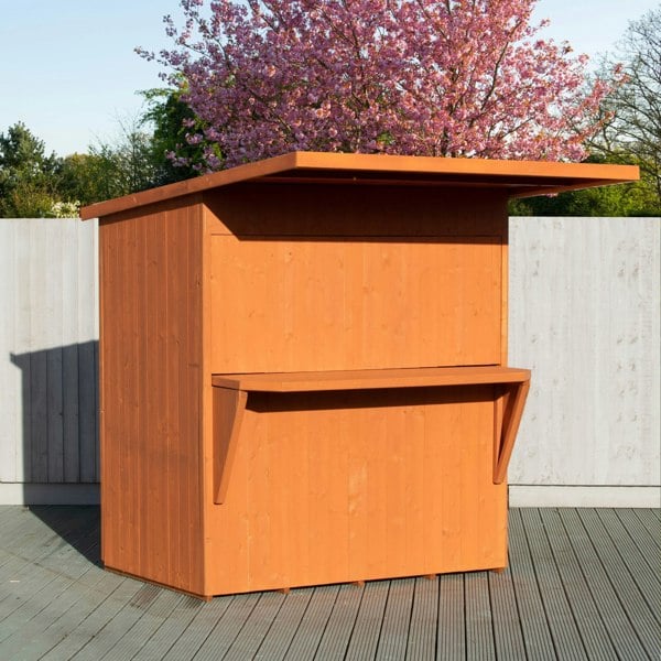 Shire Garden Bar Apex Roof 6x4 12mm interlock  Cladding - Best Shed