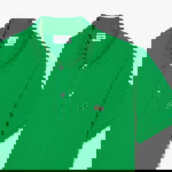 Lacoste Mens L.12.12 Pique Slim Polo Shirt - Dark Green - 