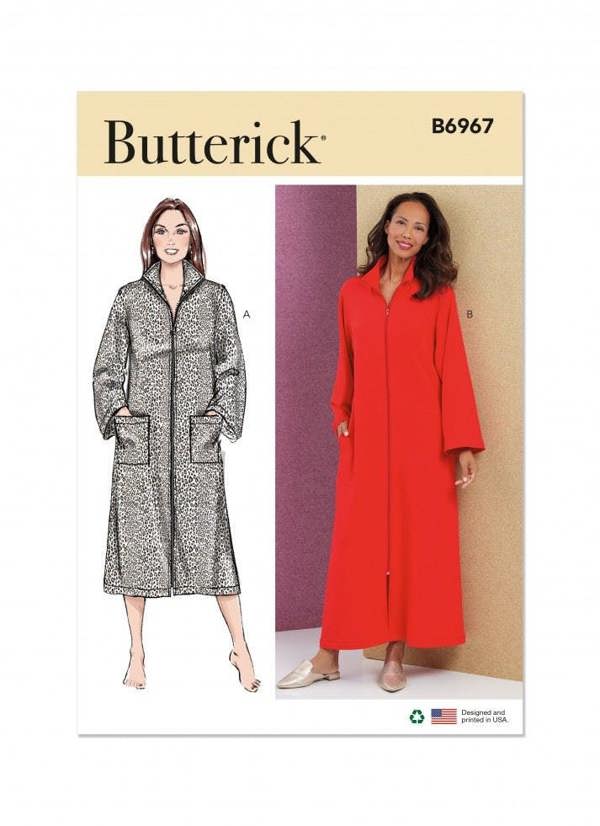 Butterick Sewing Pattern 6967, Robes for Women, AA (XS-S-M-L-XL) - Easy