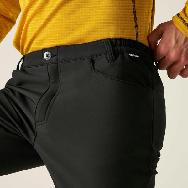 Regatta Mens Fenton Softshell Trousers - Black - 