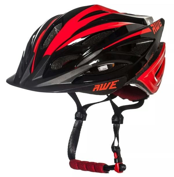 AweBlade In Mould Adult Bike Helmet Medium 55-58cm Black/Red
