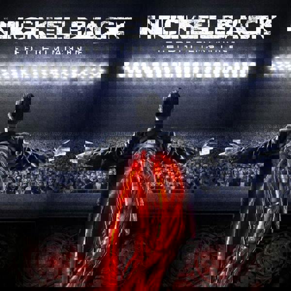 Nickelback 'Feed The Machine' LP Red & Black Marble Vinyl