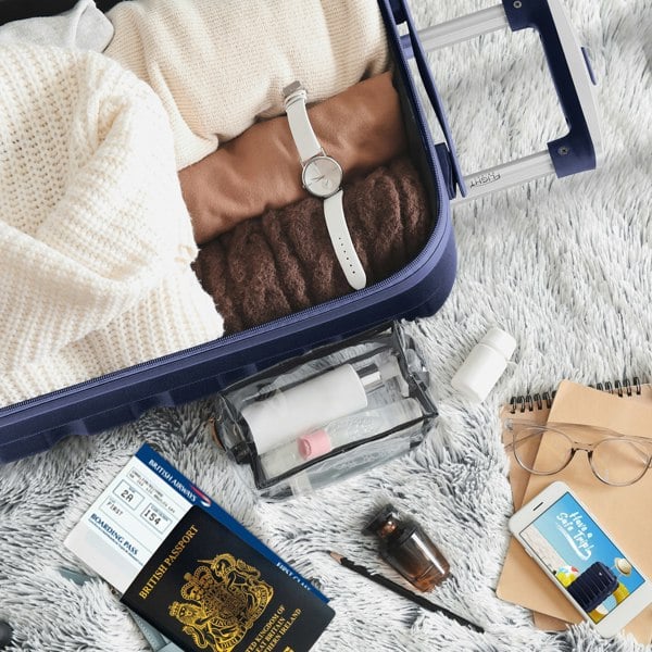 Flight Knight 55x35x20cm Carry On Cabin Suitcase (TSA Lock) 100+ Airlines Approved