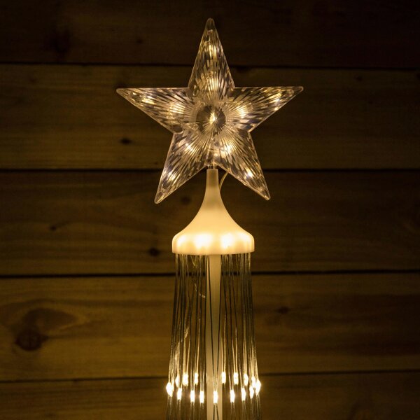 Samuel Alexander 1.8m Light up Christmas Cone Tree with 220 Warm White LEDs and Timer Function