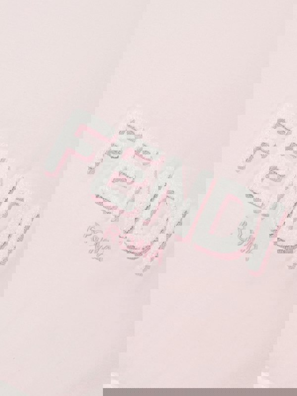 Fendi Kids Fendi Baby Girls Logo Blanket in Pink (80cm)