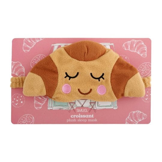 Novelty Plush Sleep Mask - Croissant