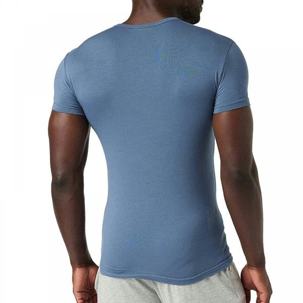 Emporio Armani Bodywear 2-Pack Crew Neck T-shirt, Marine / Iron