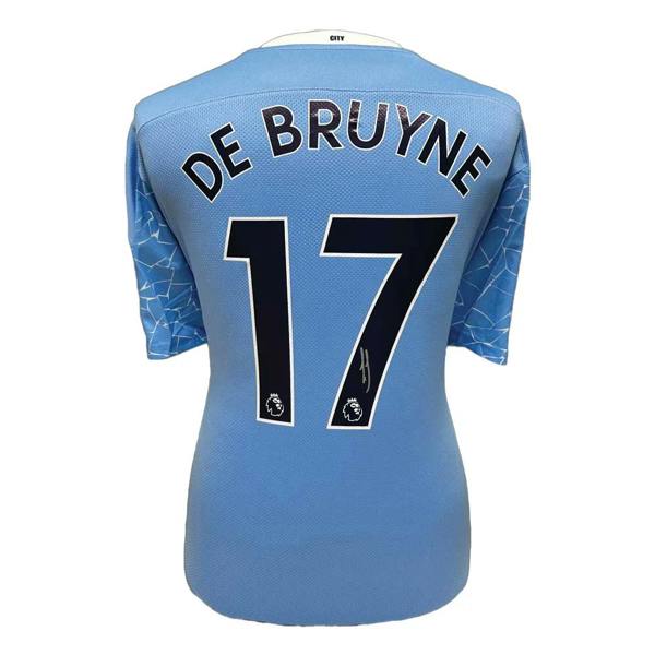 Unbranded Kevin De Bruyne signed Manchester City shirt — Framed