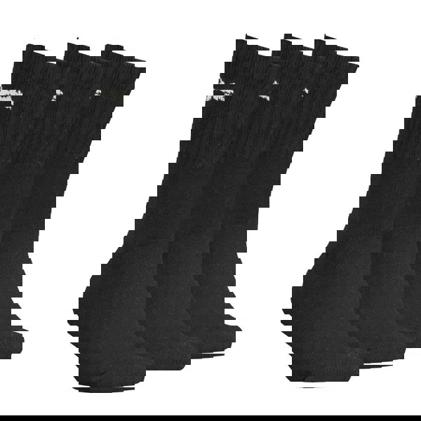 Puma Childrens/Kids Logo Crew Socks (Pack Of 3) - Black