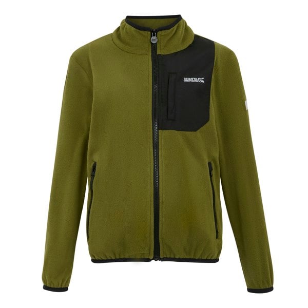 Regatta Childrens/Kids Frankie Full Zip Fleece Jacket - Nephrite Green