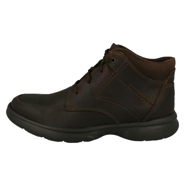 Clarks Mens Clarks Ortholite Featured Lace Up Ankle Boots Bradley Mid