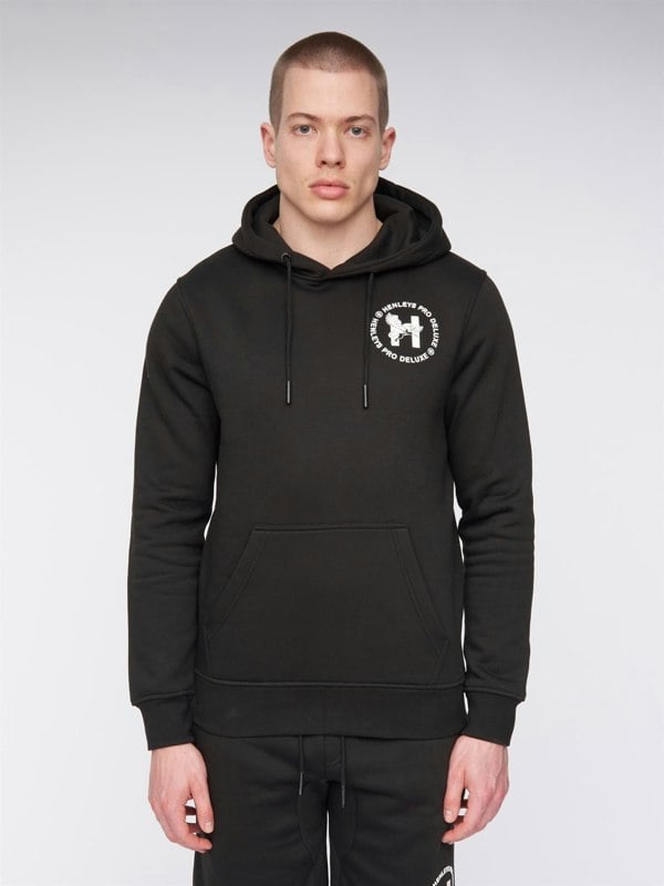 Henleys Metafone Hoodie - Black