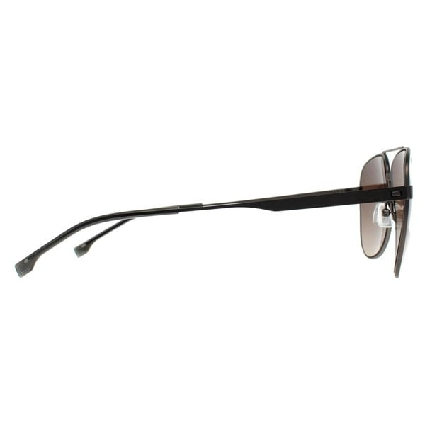 Hugo Boss Sunglasses BOSS 1641/S R80 HA Matte Dark Ruthenium Brown Gradient