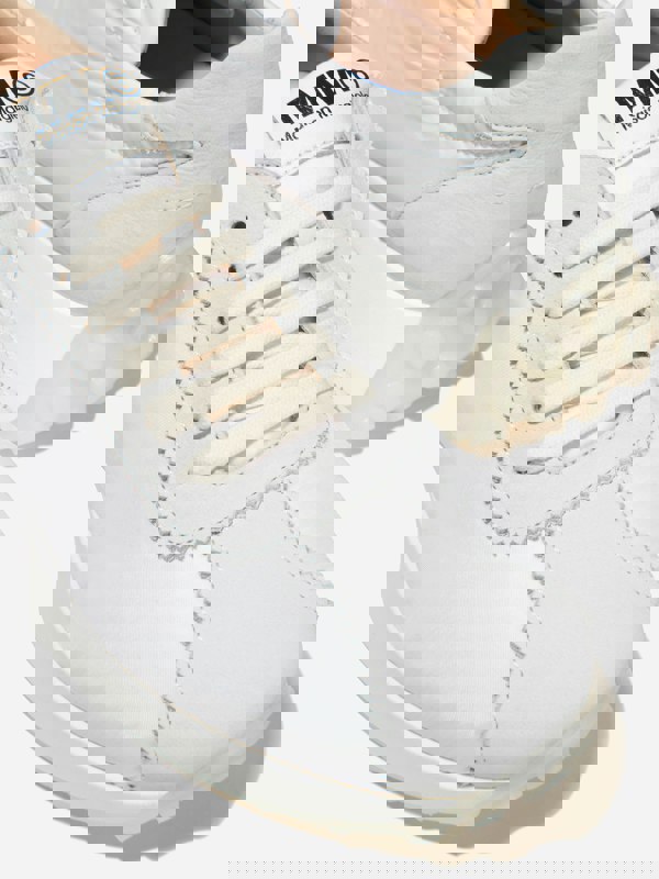 MM6 Maison Margiela Girls Leather Lace Up Trainers