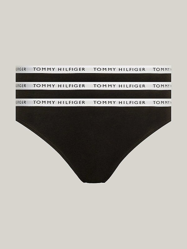 Tommy Hilfiger BIKINI 3 Pack Womens Briefs Black