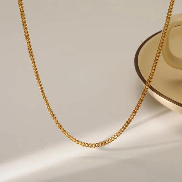 Elk & Bloom Dainty Chain 14K Gold Choker Necklace