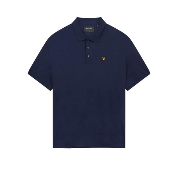 Lyle & Scott Mens Plain Polo Shirt - Navy