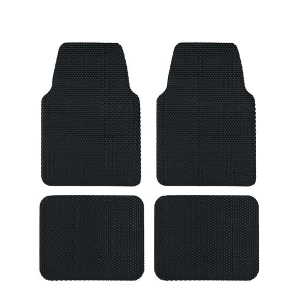 Nicoman Universal Hex Dirt Catcher Anti-Slip Car Floor Mats 4pc - Large