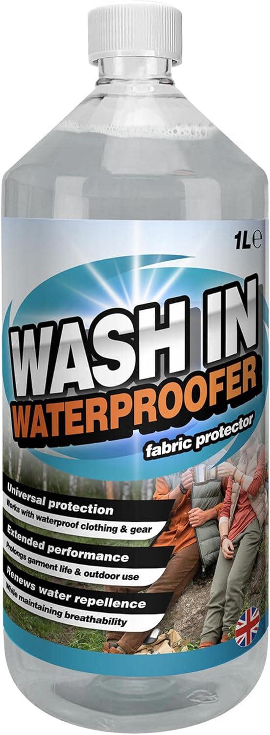 1 x 1 Litre Wash In Waterproofer Fabric Protector For All Outdoor Clothing