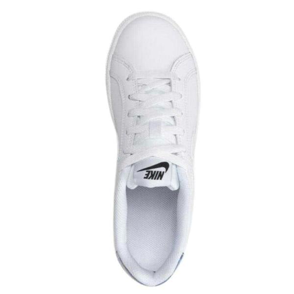 Nike Womens/Ladies Court Royale Leather Trainers - White/Silver - 