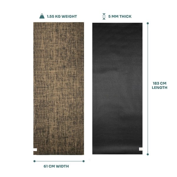 Myga Jute Yoga Mat Available in 6 Colours