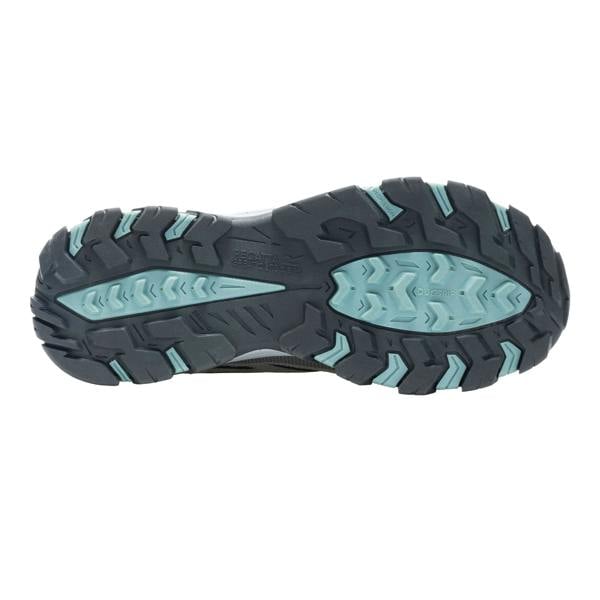 Regatta Womens/Ladies Holcombe III Low Walking Shoes - Dark Steel/Ivy Moss - 