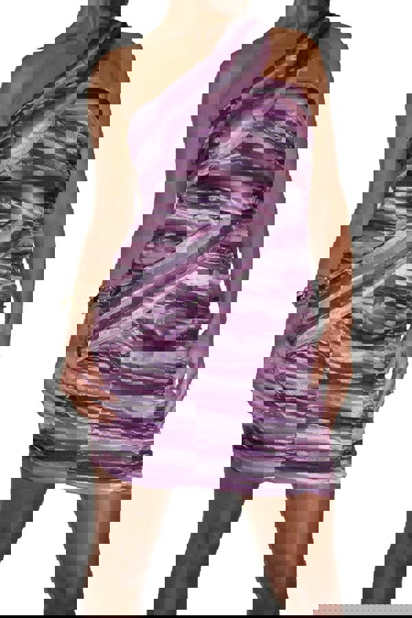 Paulo Due Women's Chiffon Bodycon Mini Dress