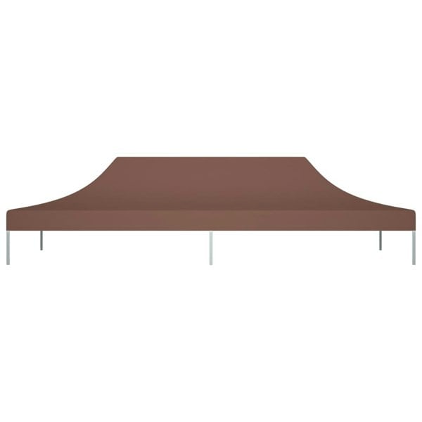 Berkfield Party Tent Roof 6x3 m Brown 270 g/m2